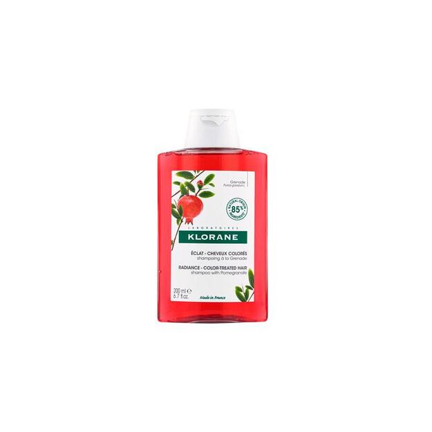 Klorane Pomegranate šampūnas Colour-treated Hair 200ml