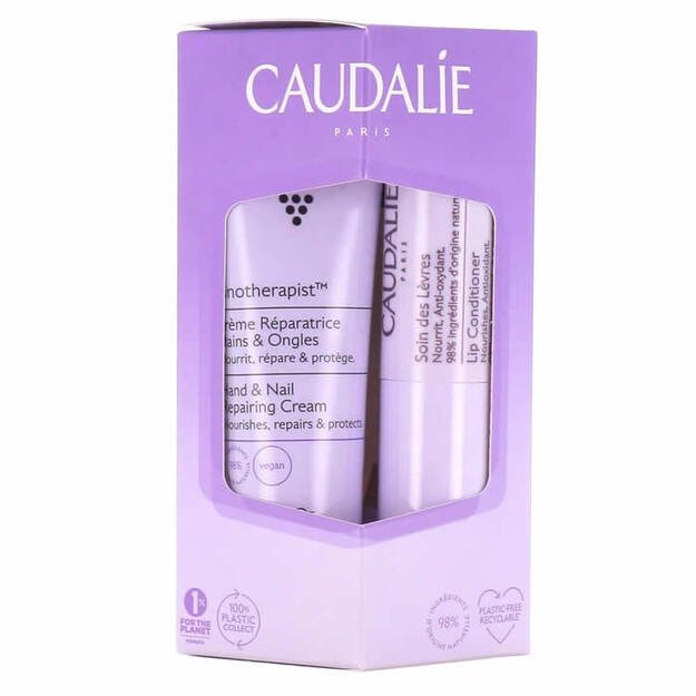 Caudalie Vinotherapist Hand and Nail Repair Cream 30 ml + Lip Care 4,5 g